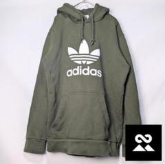 adidas originals　パーカー　トレフォイル　カーキ　オリーブ