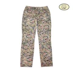 05T963☆ Laura Ashley 総柄 花柄 カジュアルパンツ 綺麗め