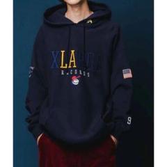 XLARGE ネイビー パーカー
