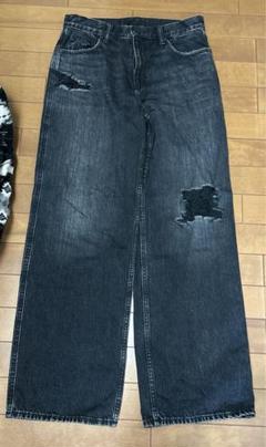 DIESEL】バギーデニムワイド濃いめジーンズディーゼルヘソ出し