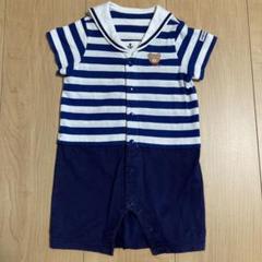 ミキハウス セーラー襟ロンパース 60cm（5M）