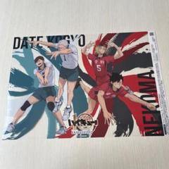 ハイキュー ポスター ハイキュー!!10周年記念オリジナルクリアポスター 伊達工業 音駒