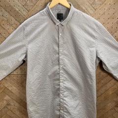 Calvin Klein ストライプ長袖シャツ XL