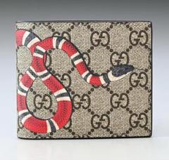 夢*️様 GUCCI スネーク柄 二つ折り財布 2025年最新】gucci 二つ折り財布 スネークの人気アイテム - メルカリ