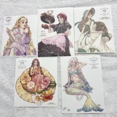 hwaraファラ様人物ステッカー約158枚新作まとめ売り女の子ステッカーお裾分け Hwara様ステッカーお試し5枚セット【15】/人物ステッカー