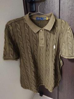 [新品] Polo Ralph Lauren ケーブル編みポロ 半袖 オリーブ 楽天市場】ポロ ラルフローレン メンズ セーター コットン