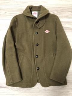 魅力の DANTON ダントン 別注 オリーブ シングルジャケット ウールモッサ - ピーコート