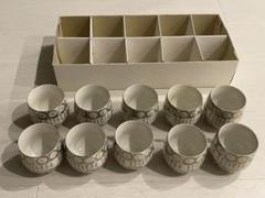 【お値下げしました！】九谷焼　盃　大日本永樂造　赤絵　鳳凰文 お値下げしました！】九谷焼 盃 大日本永樂造 赤絵 鳳凰文