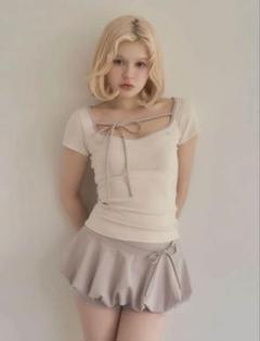 【日本製】 Collie andmary ribbon メルカリ - 正規品 ivory tops トップス