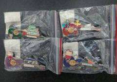 ハードロックカフェ　名古屋　ギターピンバッジ　セントレア　全４種　名古屋城 ハードロックカフェ 名古屋 ギターピンバッジ セントレア 全4種