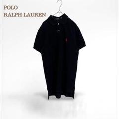 【POLO RALPH LAUREN】ポロシャツ　黒【S】半袖　コットン100%