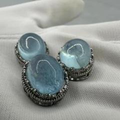 アクアマリン ハンドメイド パワーストーン 天然石 パーツ アクセサリー