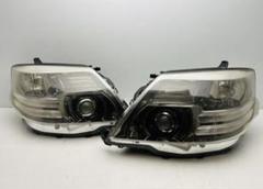 美品アルファード10系前期 ヘッドライト HID クリア塗装＋ガラス