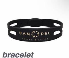 新品　BANDEL ブレスレット M ブラックゴールド　メタリックシリーズ