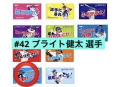 中日ドラゴンズ ブライト健太 シークレット先進ミニフェイスタオル