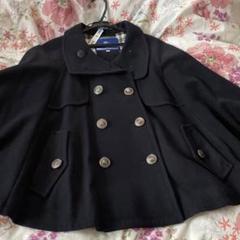 (美品)BURBERRY BLUE LABEL　ポンチョ　ケープ　コート　36 2025年最新】BURBERRY BLUE LABEL レディース ポンチョ・ケープ