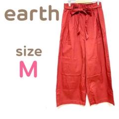 アース♡earth ガウチョパンツ カジュアルパンツ【M】綿100% 春服 人気