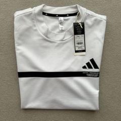 【新品 】アディダス ゴルフ 半袖モックネックシャツ 白 L