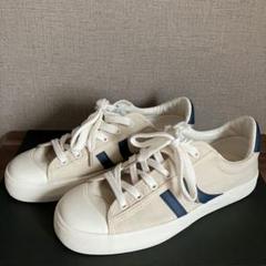日本未上陸 COOLWAY キャンバススニーカー 25.5cm アイボリー
