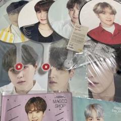 公式 bts suga ユンギ うちわ まとめ売り - メルカリ