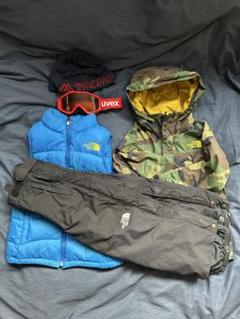 The North Face 子ども用 スキーウェア　サイズ100 迷彩 THE NORTH FACE ノースフェイス スノーボード ウェア ジャケット