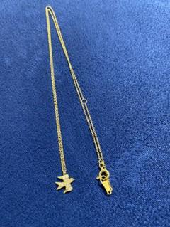 agete✾鳥モチーフ ネックレス K10YG/K10WG agete✾鳥モチーフ ネックレス K10YG/K10WG - メルカリ