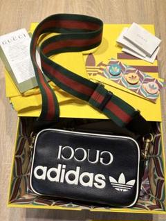 didas x Gucci レザースモールショルダーバッグ 定価25万円証明有 didas x Gucci レザースモールショルダーバッグ 定価25万円証明