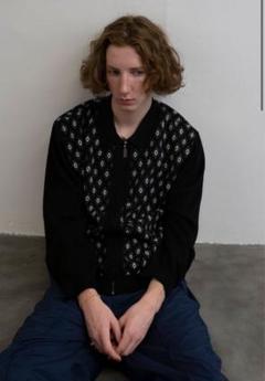 【即完売品】TTT_MSW DIAMOND KNIT POLO Black XL 20230208152906521_1000.jpg