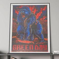 【額縁付き】green day グリーンデイ 日本未発売 ツアーポスター A2 額縁付き】A2 ポスター Green day グリーンデイ LIVEポスター