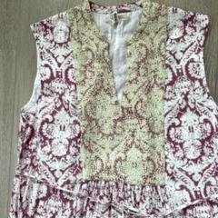 2024年12月購入ne Quittez pasヌキテパ ドレス Mサイズ Cotton Jacquard Marigold Print Shirring Dress | Pasand by ne