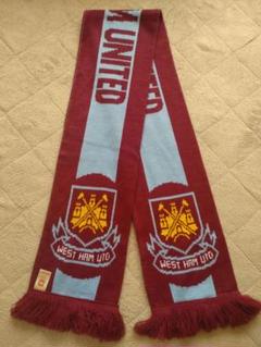 ウエストハム 1986年 レトロサッカーマフラー West Ham United 人気ファッション - ウエストハム 1986年 レトロサッカー