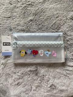 BT21 メッシュポーチ 未使用 値札付き