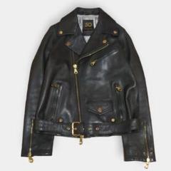 【美品】トゥモローランド　ボールジィ　ラムレザーライダース セール】 【別注】DENIM×TOMORROWLAND ラムレザー ダブル