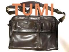 TUMI レザー 2Way ビジネスバッグ ブラウン