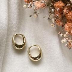 フープピアス ゴールド 14k スモール ミニ ザラ ピアス トムウッド