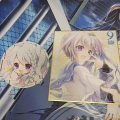 ぱれっとカフェ　コースター　色紙　新海天 9-nine-