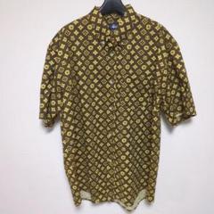90s OLD STUSSY 90s ボタンダウン シャツ モノグラム