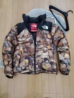 Supreme×Tnf Leaves Nuptse DownJacket