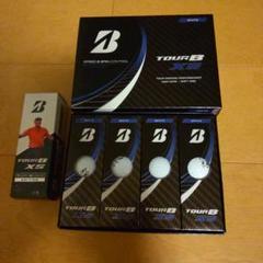 ブリヂストン TOUR B XS１ダース+タイガーウッズエディション 1スリーブ ブリヂストン TOUR B XS1ダース+タイガーウッズエディション 1