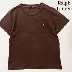 RALPH LAUREN ラルフローレン 刺繍ロゴ Tシャツ レディース 古着