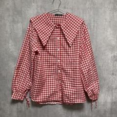 FREE STYLISTS ギンガムチェック シャツ チェック 赤白 L