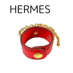 エルメス　HERMES　スカーフリング　ケリー ケリースカーフリング ゴールド×ブルー ヴィンテージ|エルメス