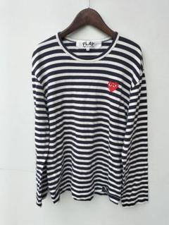 美品　COMME des GARCONS SHIRT 　 袖ボーダーニット 2025年最新】comme des garcons ボーダーの人気アイテム - メルカリ