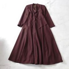 美品 To Black Keiko Kishi ロングフレアシャツワンピース