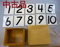 モンテッソーリ　数字板　(木箱入り)