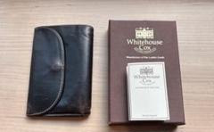 Whitehouse Cox 三つ折り財布 ネイビー ブライドルレザー