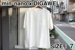 min-nano x DIGAWEL ／BIG SIZE POCKET TEEのサムネイル