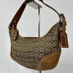 【美品】COACH ショルダーバッグ ミニシグネチャー スモールホーボー 2025年最新】コーチ ミニシグネチャー スモールホーボーの人気