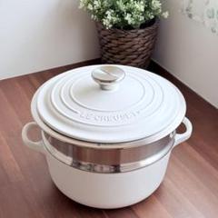 未使用ルクルーゼ スチーマー 20cm Amazon｜ル・クルーゼ(Le Creuset) 蒸し器 スチーマー 20 cm