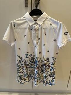 Callaway - Callaway ポロシャツ 半袖 メンズ 総柄 花柄 水色 L